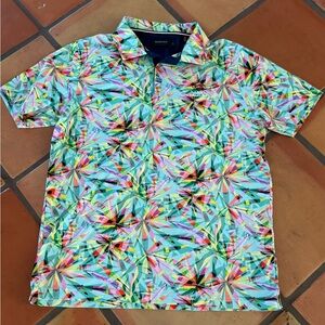 Boys Golf Shirt Princeville Makai Course by Bugatchi